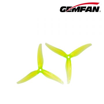 Gemfan Fury 5131 Radioactive Yellow Propeller