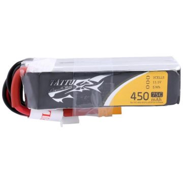 Tattu 450mAh 14.8V 75C 4S1P Lipo 