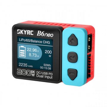 SkyRC B6neo Smart Charger 1-6s 10A 200W Lipo töltő