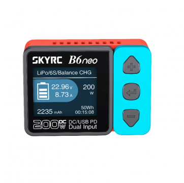 SkyRC B6neo Smart Charger 1-6s 10A 200W Lipo töltő