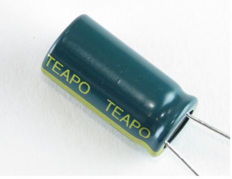 Teapo 450 uF/25V LOW ESR kondenzátor